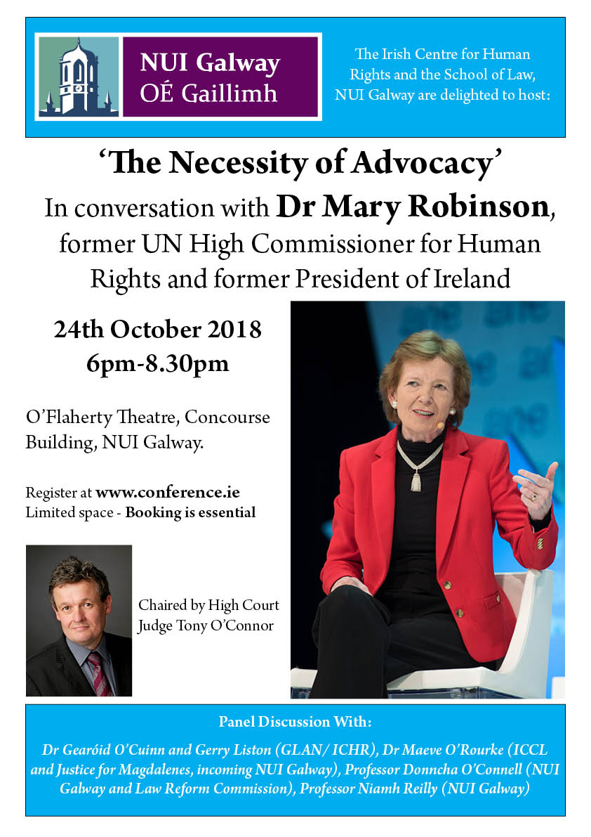 Mary Robinson event (O'Flaherty)