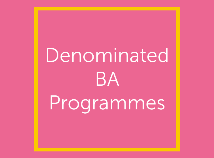 Denominated BA Programmes