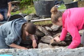 MLitt in Archaeology Burren wedge tomb under excavation