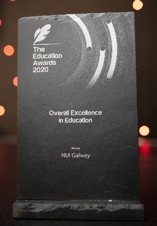 Award NUI Galway Overall Excellence in Education 2020