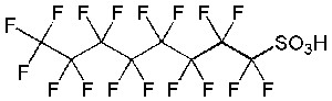 PFOS chemical symbol