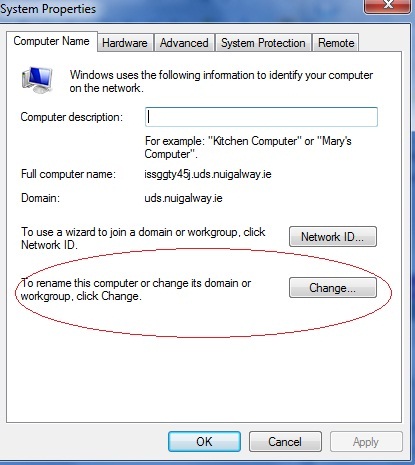 Change Machine Name On Windows Device Nui Galway