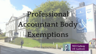 Professional Accounting Body Exemptions