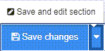 Save and edit section button option