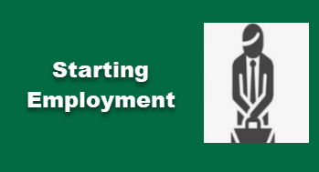 Starting Employment